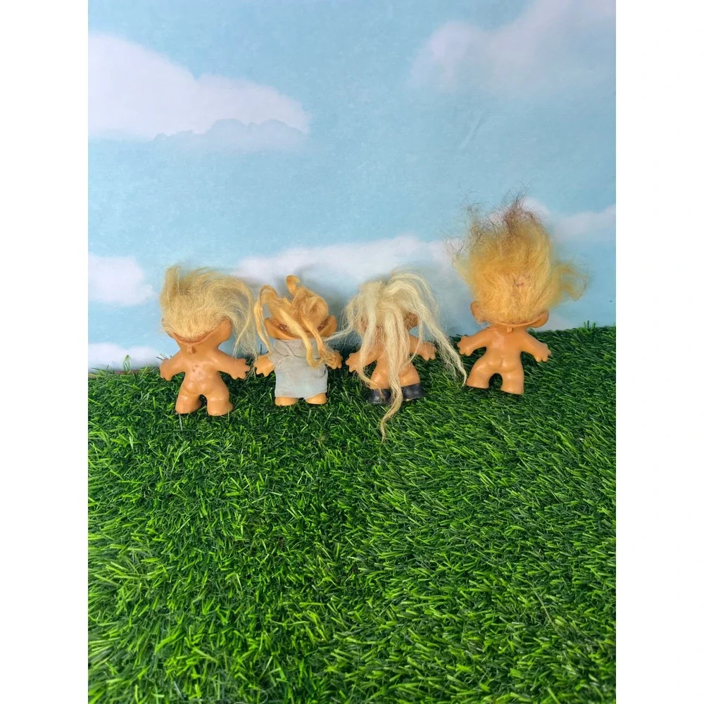 LOT OF 3 VINTAGE THOMAS DAM THINGS TROLL DOLLS 1960s